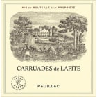 Carruades de Lafite  2017 Front Label
