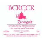 Berger Zweigelt (1 Liter) 2016 Front Label
