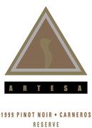 Artesa Estate Reserve Pinot Noir 1999 Front Label
