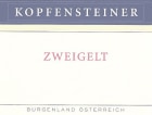 Weingut Kopfensteiner Zweigelt 2015 Front Label