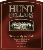 Hunt Cellars Rhapsody in Red Reserve 2010 Front Label