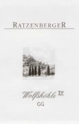 Weingut Ratzenberger Bacharacher Wolfshohle Grosses Gewachs Riesling 2009 Front Label