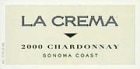 La Crema Sonoma Chardonnay 2000 Front Label