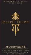 Joseph Filippi Winery & Vineyards Hippard Ranch Mourvedre 2010 Front Label