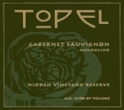 Topel Winery Hidden Vineyard Reserve Cabernet Sauvignon 2002 Front Label