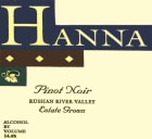 Hanna Pinot Noir 2003 Front Label