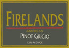 Firelands Pinot Grigio 2004 Front Label