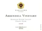Hartford Russian River Valley Arrendell Vineyard Pinot Noir 2006 Front Label