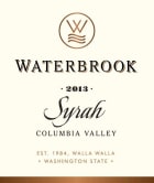 Waterbrook Syrah 2013 Front Label
