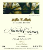 Navarro Correas Colección Privada Chardonnay 2003 Front Label