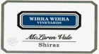 Wirra Wirra McLaren Vale Shiraz 2007 Front Label
