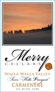 Merry Cellars Winery Seven Hills Vineyard Carmenere 2013 Front Label