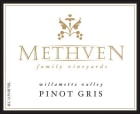 Methven Family Vineyards Pinot Gris 2015 Front Label