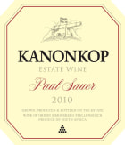 Kanonkop Paul Sauer 2010 Front Label