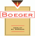 Boeger El Dorado Merlot 2015 Front Label