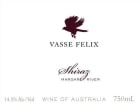 Vasse Felix Shiraz 2013 Front Label