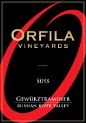 Orfila Vineyards Suss Gewurztraminer 2015 Front Label