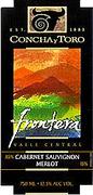 Concha y Toro Fontera Cabernet Sauvignon/Merlot 2001 Front Label