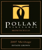 Pollak Vineyards Meritage 2007 Front Label