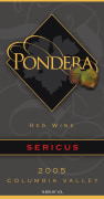 Pondera Winery Sericus 2005 Front Label