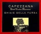 Capezzana Ghiaie della Furba 2000 Front Label