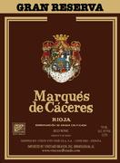 Marques de Caceres Rioja Gran Reserva 1994 Front Label