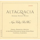 Araujo Altagracia 2000 Front Label