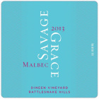 Savage Grace Wines Dineen Vineyard Malbec 2013 Front Label