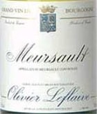 Olivier Leflaive Meursault 2000 Front Label