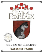 Seven of Hearts Chateau Figareaux Cabernet Franc 2013 Front Label