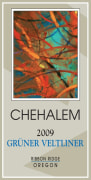 Chehalem Ridgecrest Vineyards Gruner Veltliner 2009 Front Label