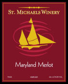 St Michaels Winery Merlot 2014 Front Label