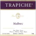 Trapiche Estate Malbec 2002 Front Label