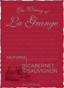 The Winery at La Grange Cabernet Sauvignon 2013 Front Label