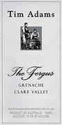 Tim Adams Clare Valley Grenache The Fergus 2001 Front Label