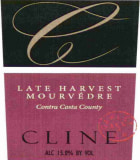 Cline Late Harvest Mourvedre 2005 Front Label