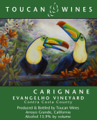 Toucan Wines Evangelho Vineyard Carignane 2010 Front Label