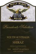 Wolf Blass Presidents Selection Shiraz 1995 Front Label