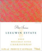 Leeuwin Estate Art Series Chardonnay 2000 Front Label