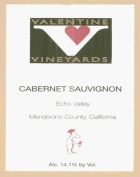 Valentine Vineyards Echo Valley Cabernet Sauvignon 2002 Front Label