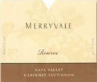 Merryvale Reserve Cabernet Sauvignon 2000 Front Label