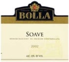 Bolla Soave 2002 Front Label