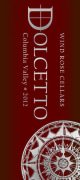 Wind Rose Cellars Dolcetto 2012 Front Label