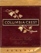 Columbia Crest Red Reserve 1996 Front Label