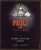 Peju Winery Syrah 2000 Front Label