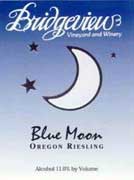 Bridgeview Blue Moon Riesling 2003 Front Label