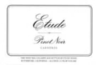 Etude Carneros Estate Pinot Noir 2001 Front Label