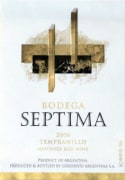 Septima Tempranillo 2006 Front Label