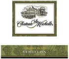 Chateau Ste. Michelle Semillon 2002 Front Label