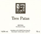 Canopy Tres Patas 2007 Front Label